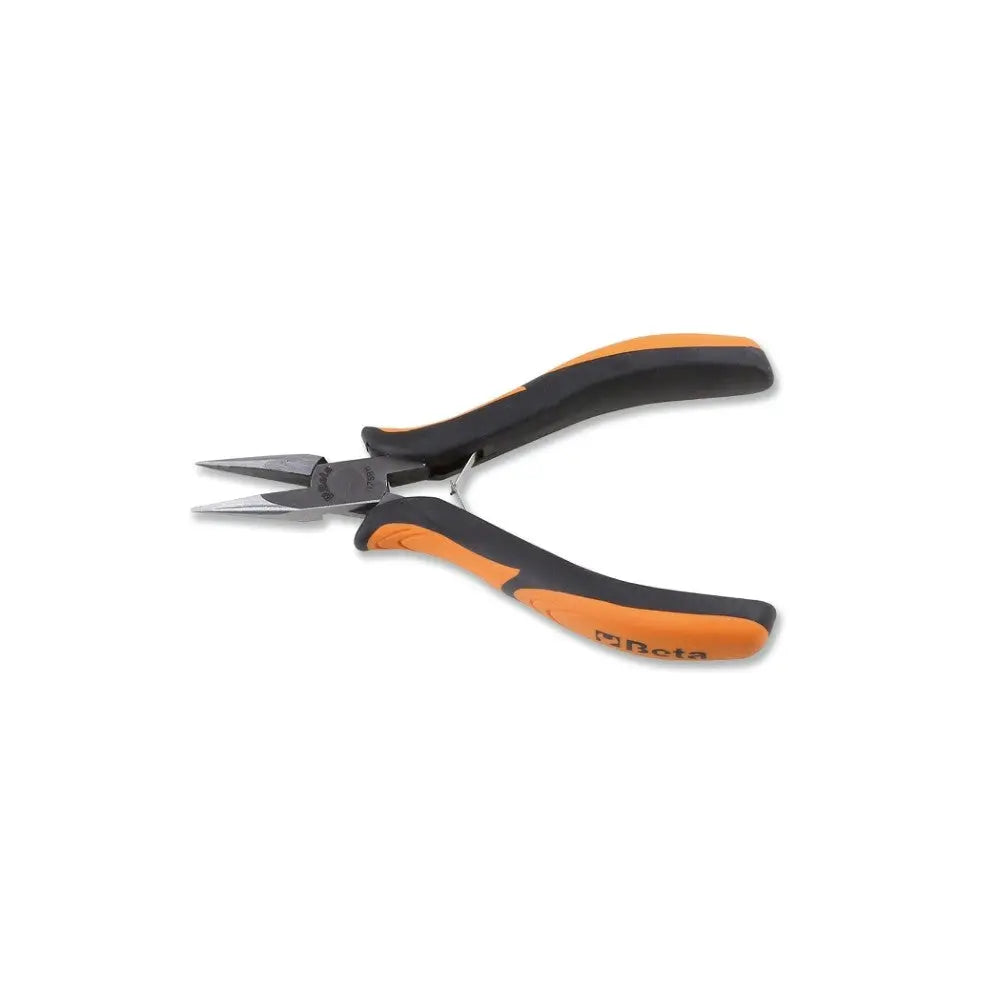 Beta Tools (Article# 1175BM) Smooth Half-Round Short Nose Plier, OAL 140mm - BT 11750101 Beta Tools