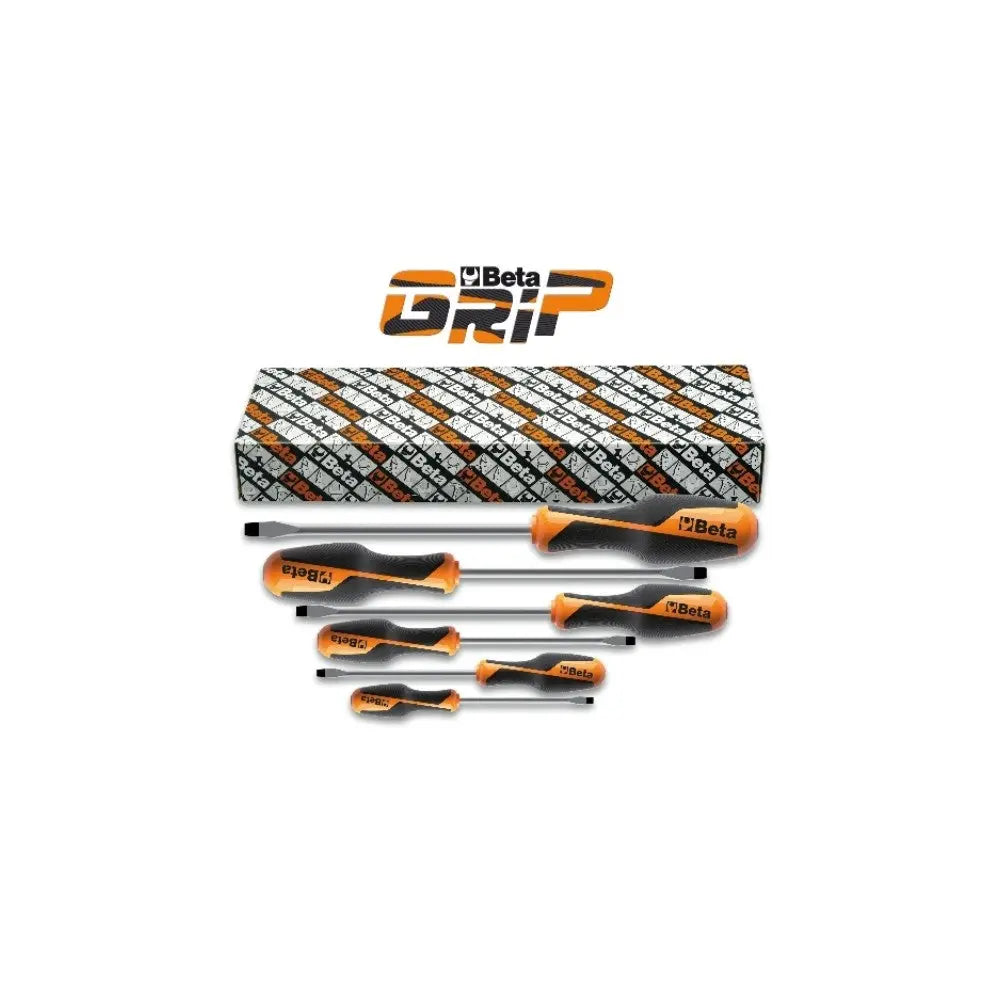 Beta Tools (Article# 1260/S6) Set of 6 Screwdriver for Slotted Head Screws - BT 12600306 Beta Tools