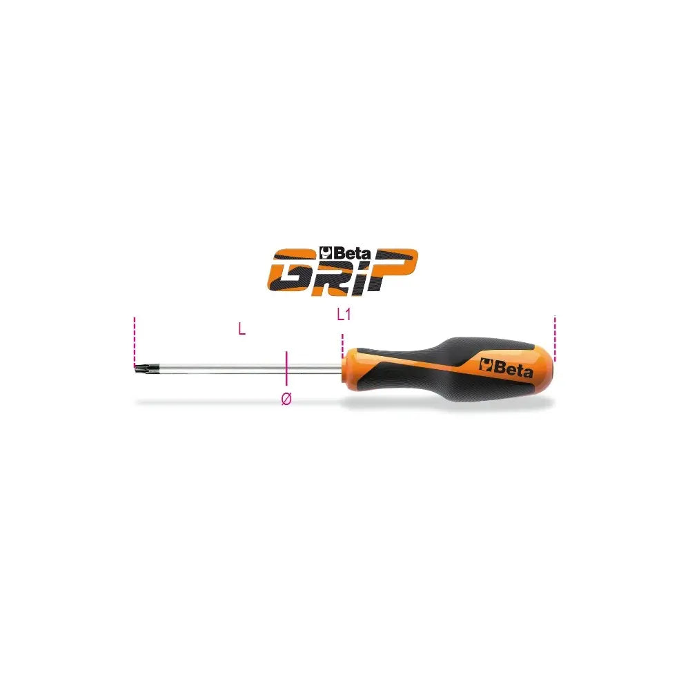 Beta Tools (Article# 1267TX 15) T15 Driver for Torx Head Screws, with Ergonomic Handle - BT 12670015 Beta Tools