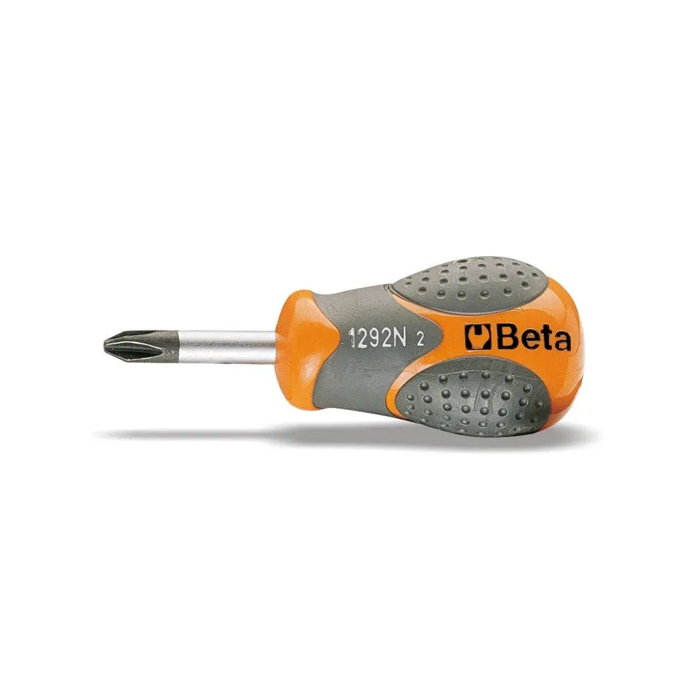 Beta Tools (Article# 1292N 6X30) PH2 x 30mm Screwdriver for Cross Head Phillips Screws, Extra-Short Series - BT 12920106 Beta Tools