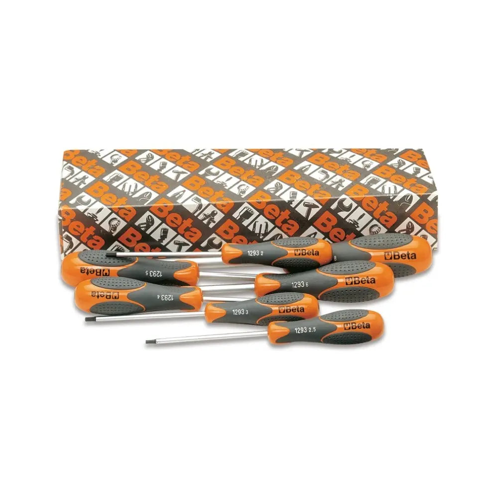 Beta Tools (Article# 1293ES/S7) Set of 7 Hexagon Drivers with Ergonomic Handles - BT 12930057 Beta Tools