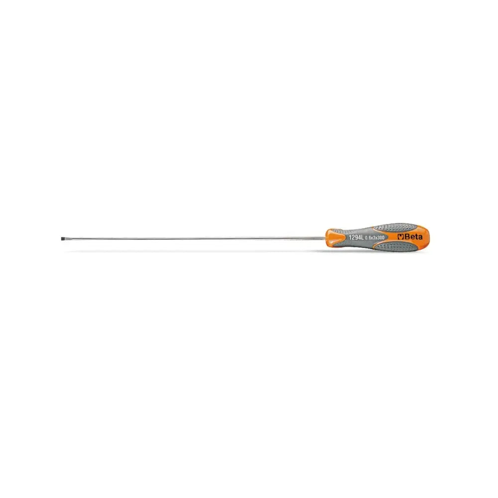 Beta Tools (Article# 1294L 5X400) 5 x 400 Screwdriver for Headless Slotted Screws Long Series - BT 12940215 Beta Tools