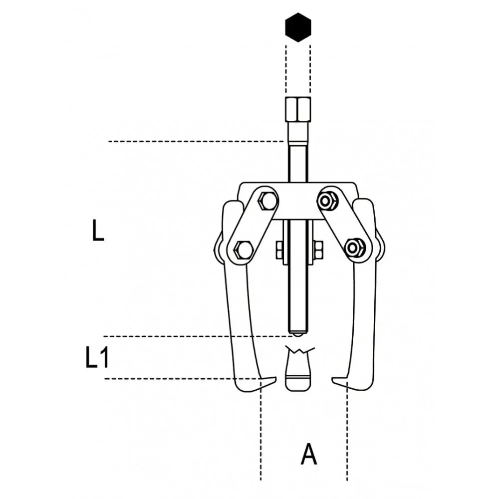 Beta Tools (Article# 1516/2) Puller with 3 Floating Legs 70mm max - BT 15160002 Beta Tools