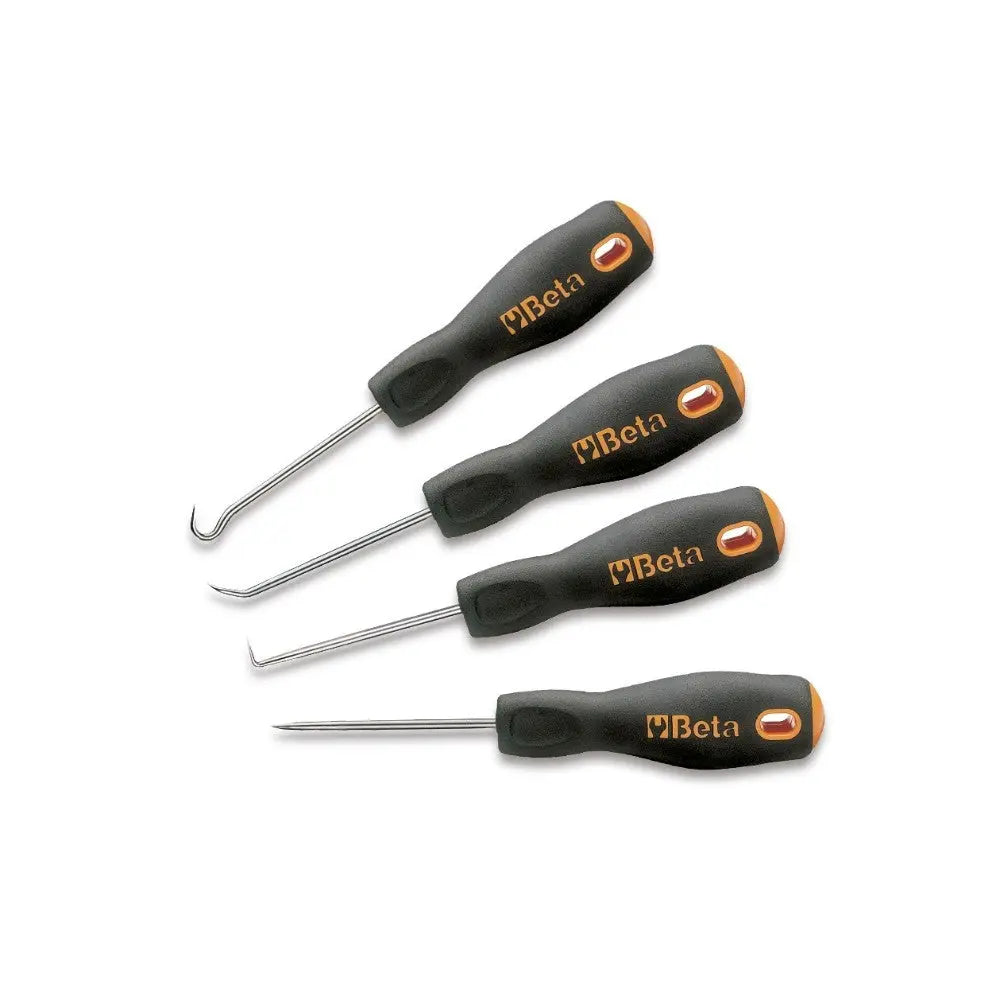 Beta Tools (Article# 1687/S4) Set of 4 Engineer's Precision Scribers, with Handles - BT 16870150 Beta Tools