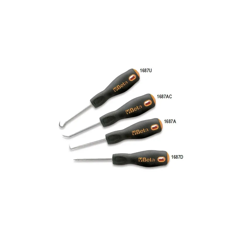 Beta Tools (Article# 1687/S4) Set of 4 Engineer's Precision Scribers, with Handles - BT 16870150 Beta Tools