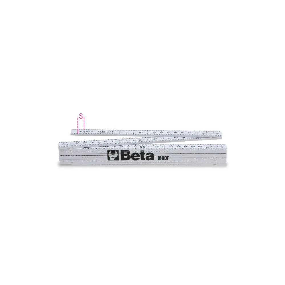 Beta Tools (Article# 1690F/2) Folding Ruler Made of Fiberglass Precision Class III - BT 16900220 Beta Tools