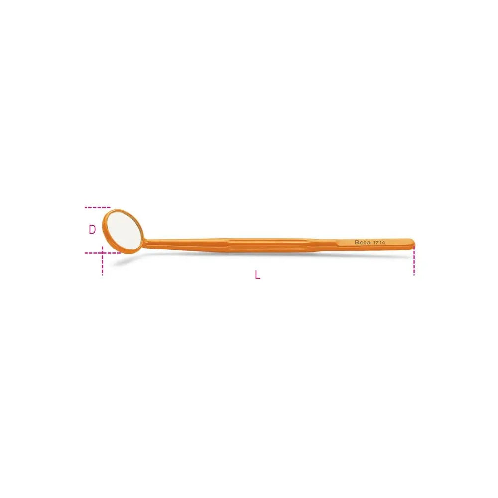 Beta Tools (Article# 1714) Inspection Mirror with Angled Plastic Handle - BT 17140001 Beta Tools