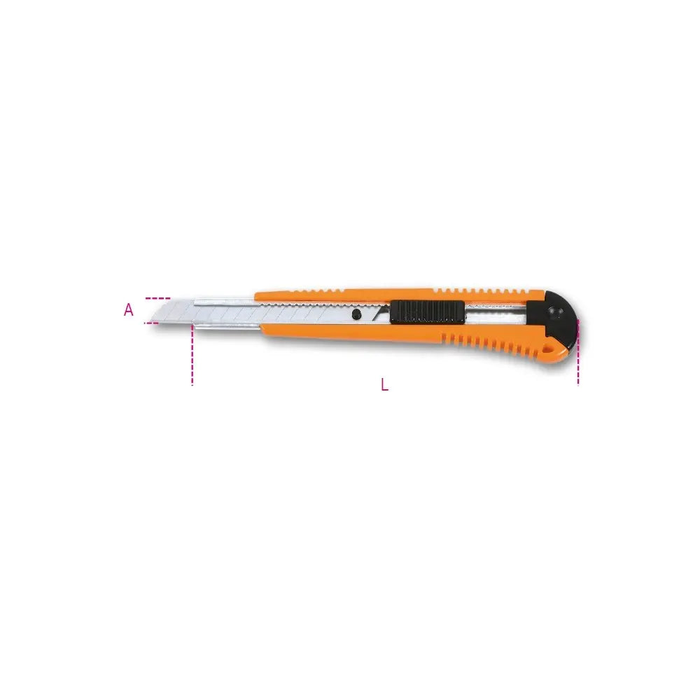 Beta Tools (Article# 1770A) Utility Knife 9mm with Automatic Blade Locking Mechanism - BT 17700025 Beta Tools