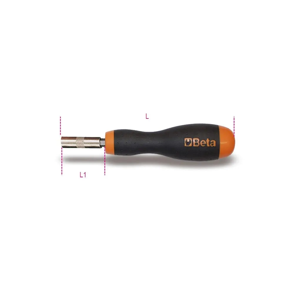 Beta Tools (Article# 851 45) Magnetic Bit Holder with Handle, 1/4 in Hexagon - BT 8510165 Beta Tools