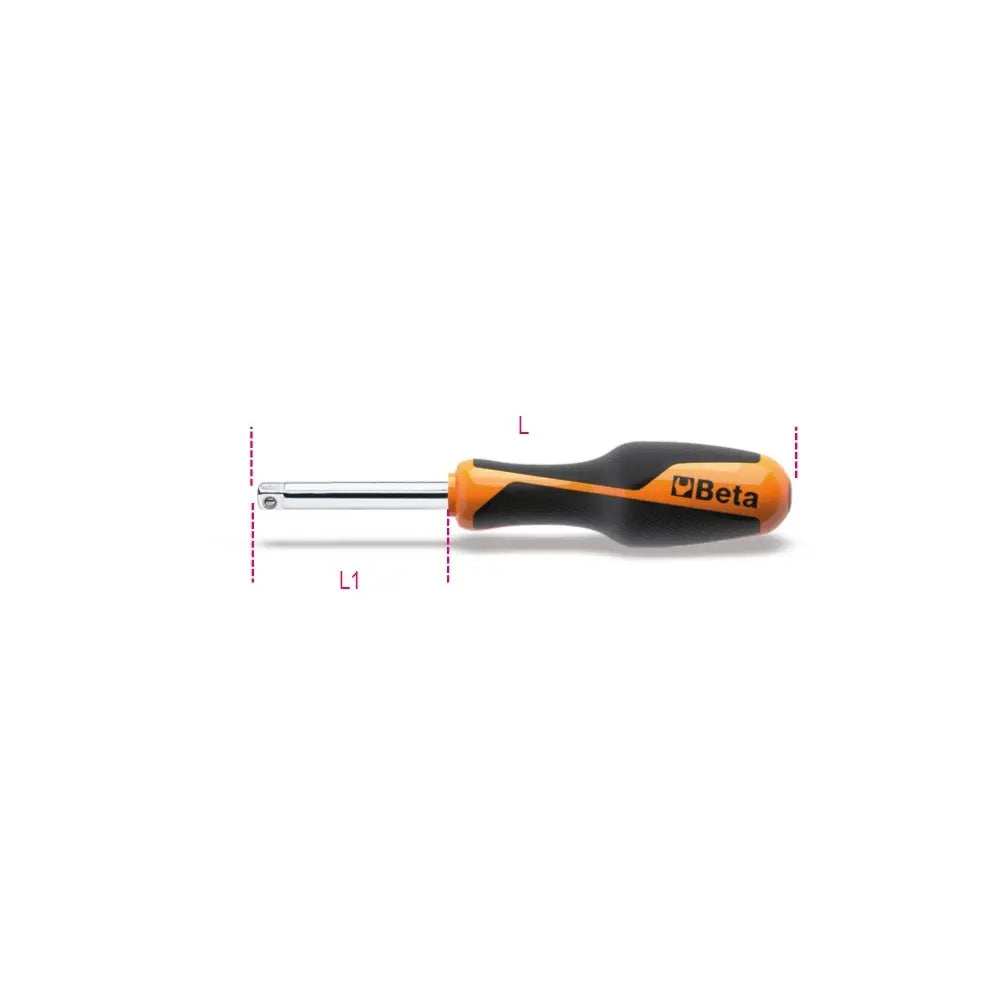 Beta Tools (Article# 900BG/30C) 1/4 in Drive Socket Spinner, Chrome-Plated, 128mm - BT 9000833 Beta Tools