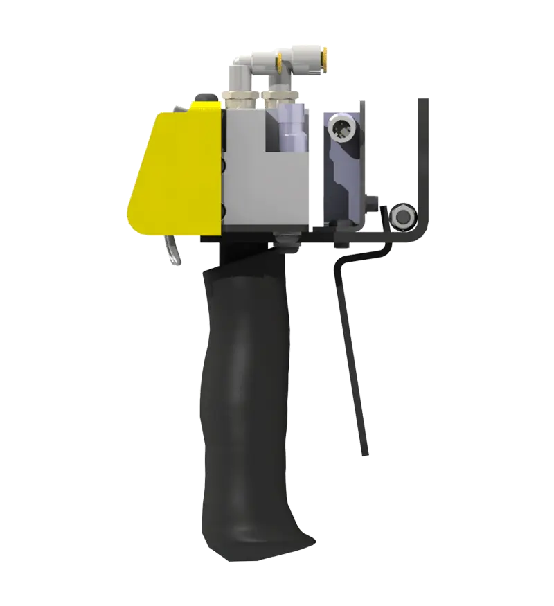 Knight Global Pneumatic-Electric Control Handle with Electric Trigger, (3) Thumb Levers, (1) 4-Pin Micro Limit Switch - KG EPETA9150 Knight Global