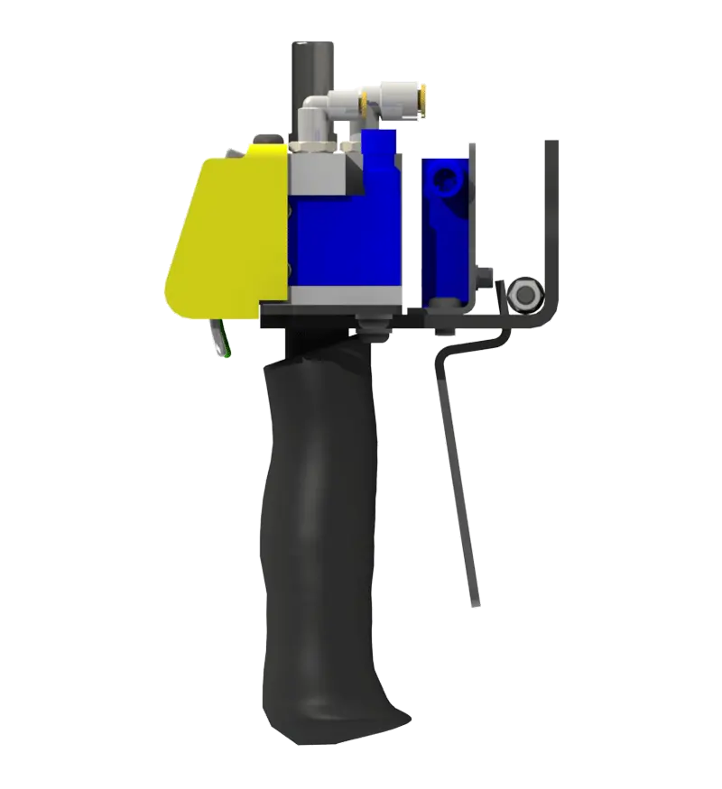 Knight Global Pneumatic-Electric Control Handle with Electric Trigger, (4) Thumb Levers, (2) 4-Pin Micro Limit Switch, 2-Way Valves - KG EPETA9360 Knight Global