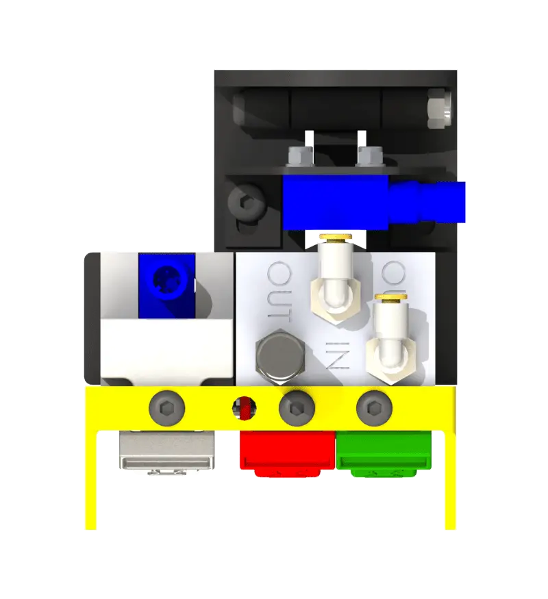 Knight Global Pneumatic-Electric Control Handle with Electric Trigger, (3) Thumb Levers, (1) 4-Pin Micro Limit Switch, 3-Way Valves - KG EPETA9510 Knight Global