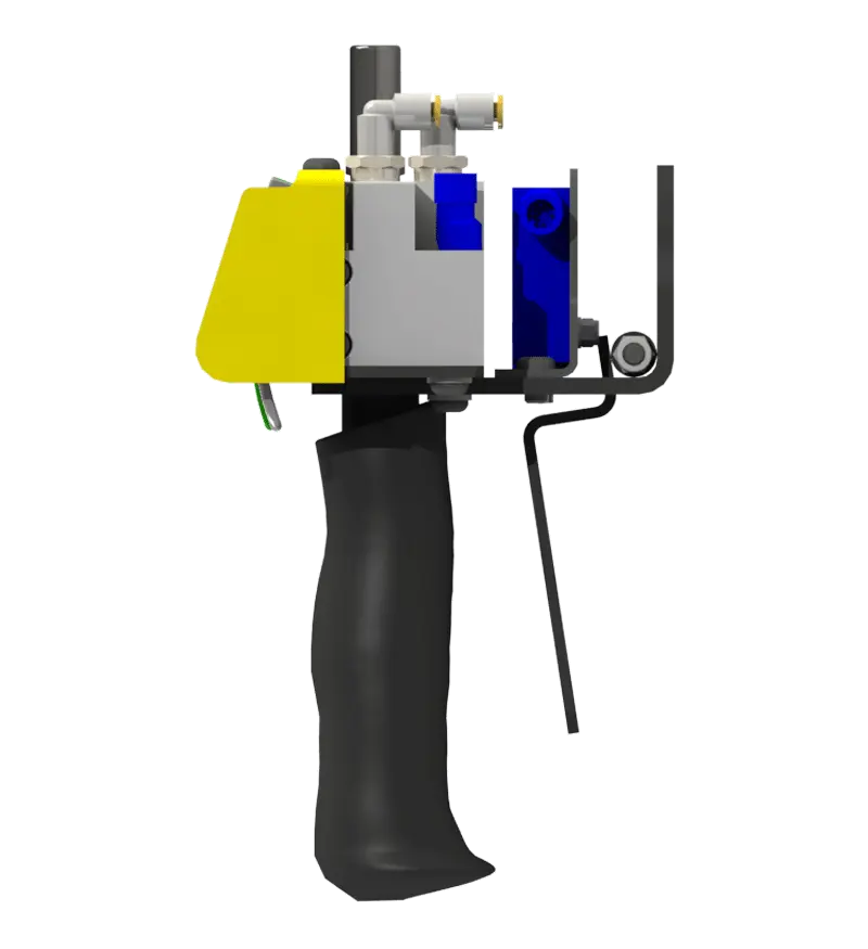 Knight Global Pneumatic-Electric Control Handle with Electric Trigger, (3) Thumb Levers, (2) 4-Pin Micro Limit Switch - KG EPETA9535 Knight Global