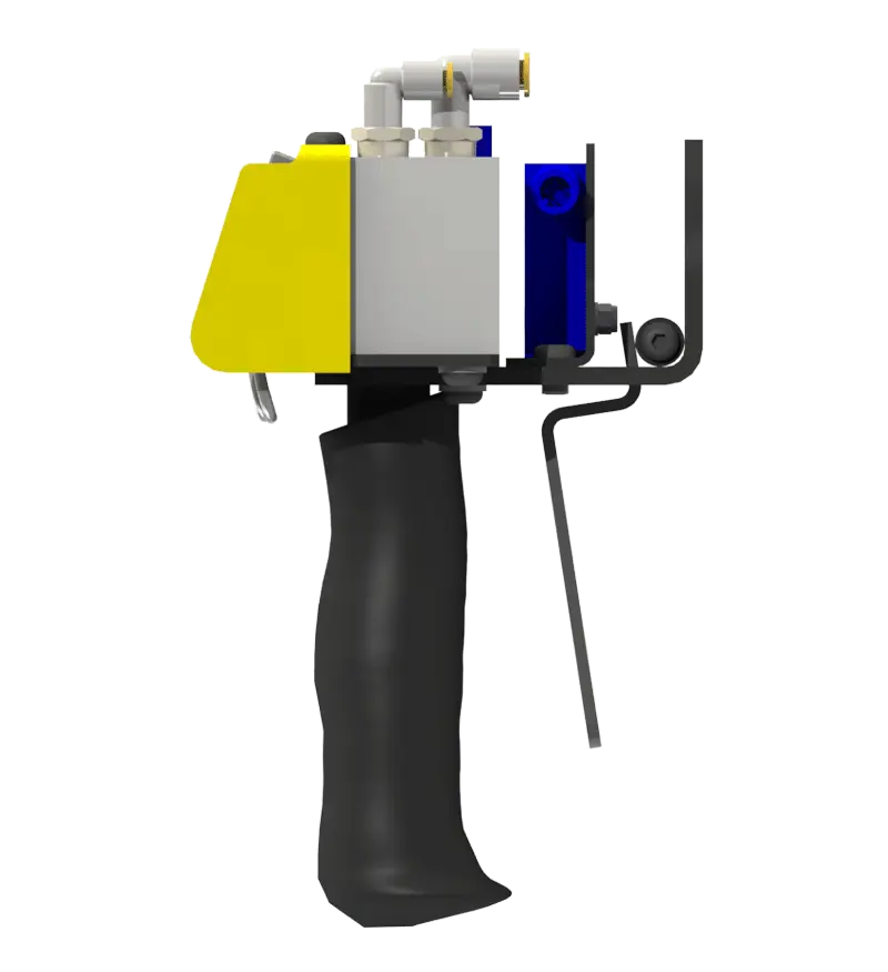 Knight Global Pneumatic-Electric Control Handle with Electric Trigger, (3) Thumb Levers, (2) 4-Pin Micro Limit Switch, (1) 1-Button Valves - KG EPETA9640 Knight Global