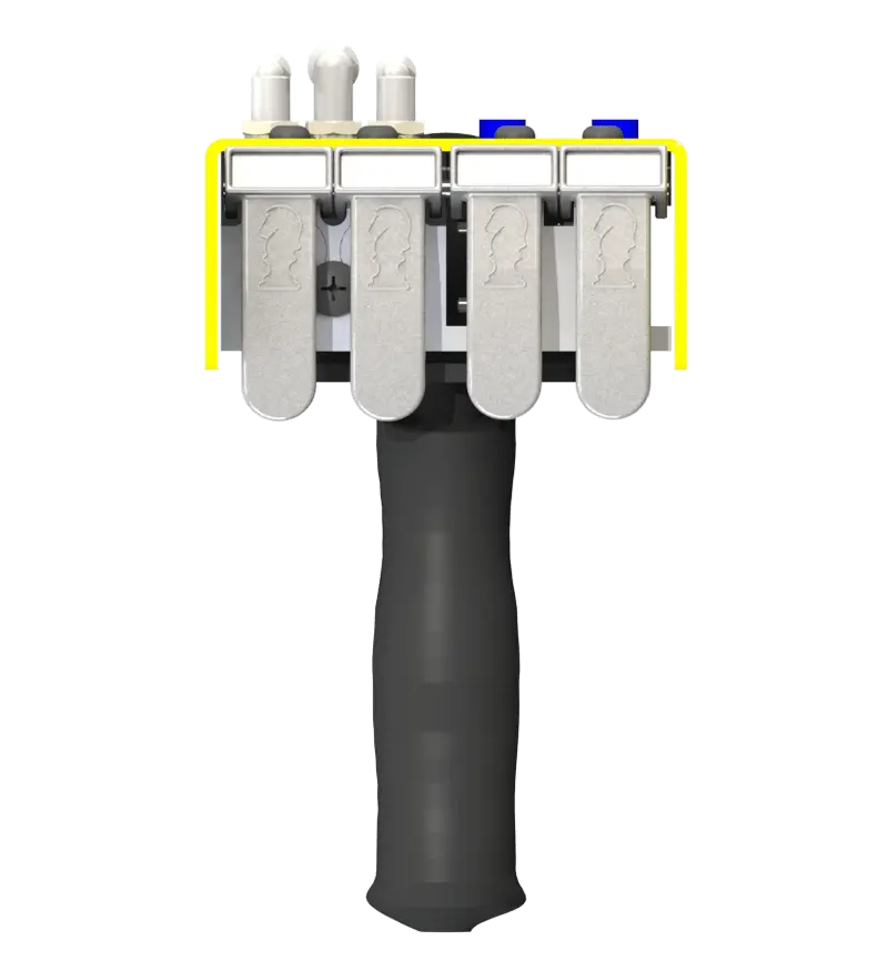 Knight Global Electric Pneumatic Control Handle, (4) Thumb Levers, (2) 4-Pin Micro Limit Switch - KG EPPA9160 Knight Global