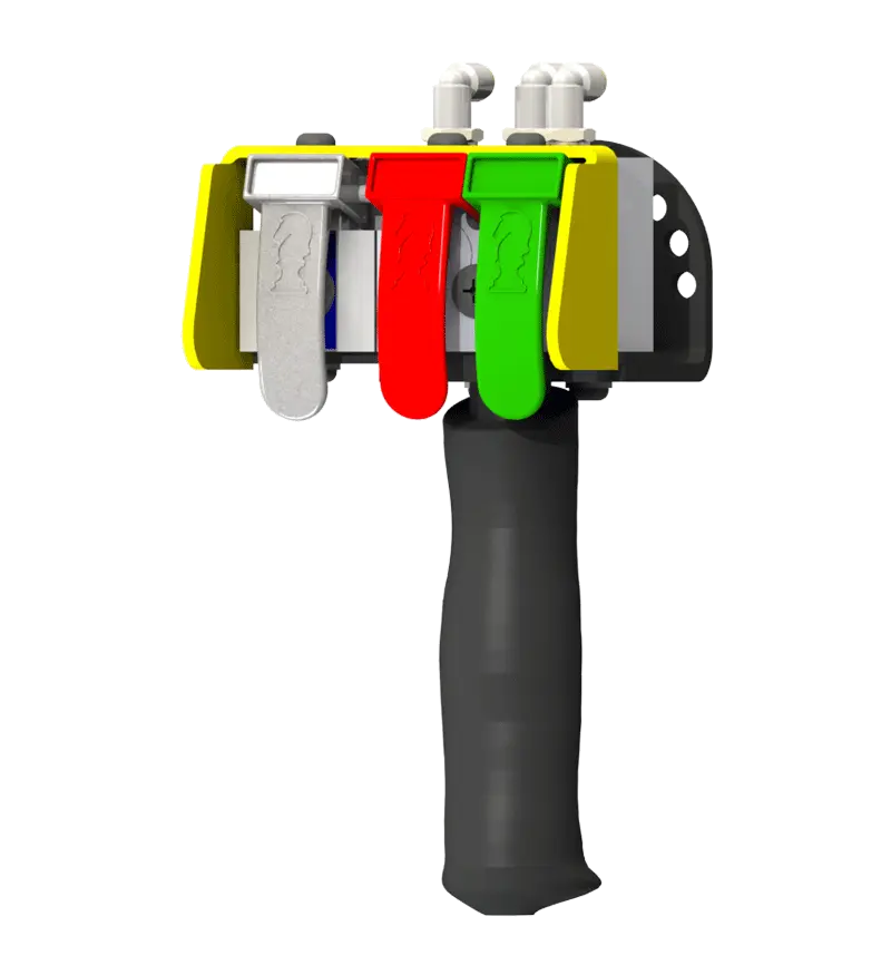 Knight Global Electric Pneumatic Control Handle, (3) Thumb Levers, (1) 4-Pin Micro Limit Switch, 3-Way Valves - KG EPPA9510 Knight Global