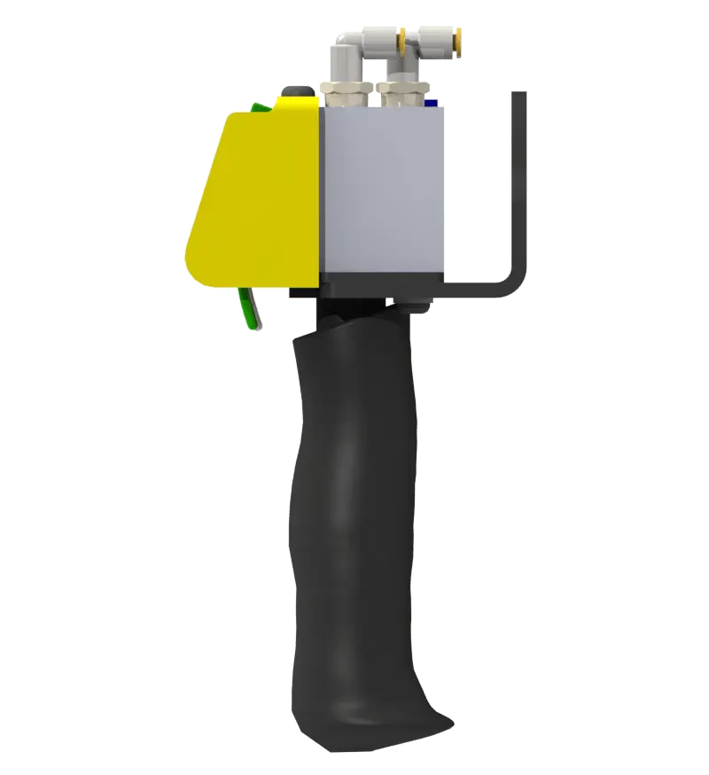 Knight Global Electric Pneumatic Control Handle, (3) Thumb Levers, (1) 4-Pin Micro Limit Switch, 3-Way Valves - KG EPPA9510 Knight Global