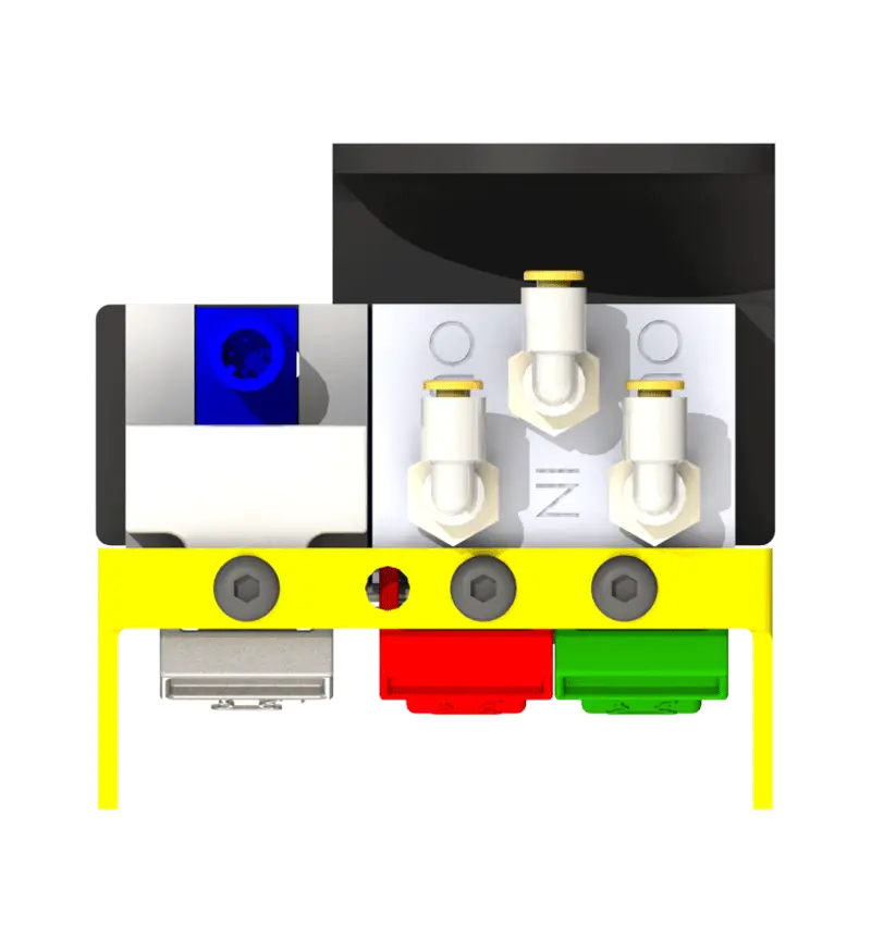 Knight Global Electric Pneumatic Control Handle, (3) Thumb Levers, (1) 4-Pin Micro Limit Switch, 3-Way Valves - KG EPPA9510 Knight Global
