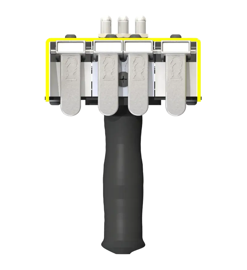 Knight Global Electric Pneumatic Control Handle, (2) 4-Pin Micro Limit Switch, (1) 2-Button Valve - KG EPPA9515 Knight Global