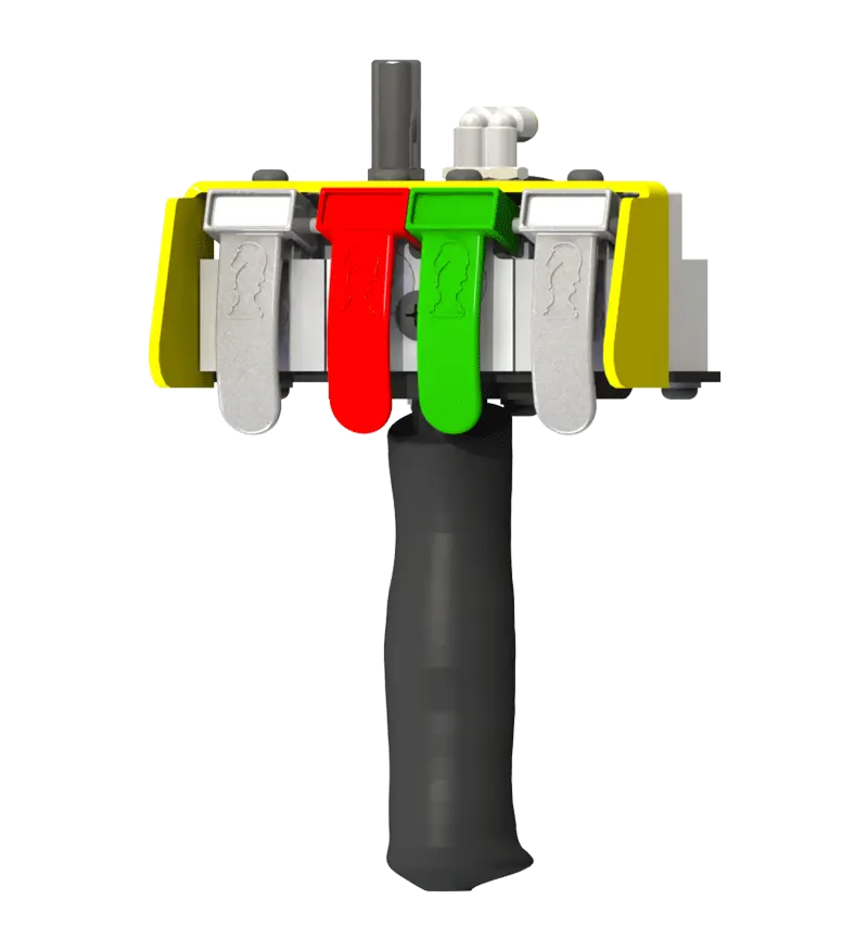 Knight Global Electric Pneumatic Control Handle, (4) Thumb Levers, (2) 4-Pin Micro Limit Switch, (1) 2-Button Valve - KG EPPA9535 Knight Global