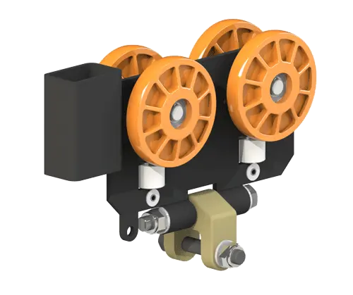 Knight Global Low Profile Load Trolley with Yoke, Capacity 3000 lbs - KG EMRTA7195 Knight Global