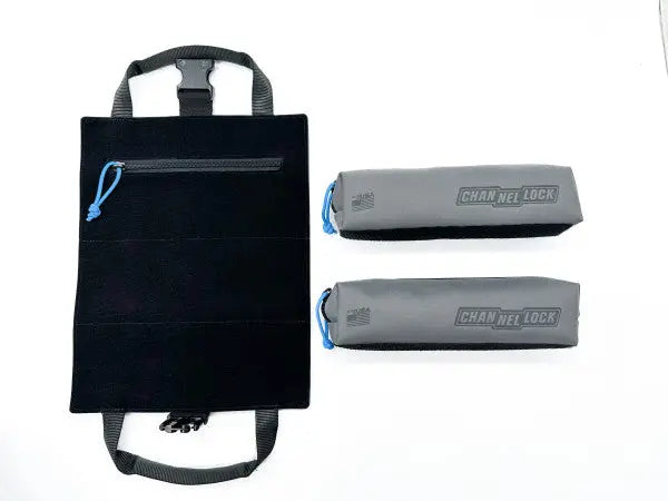 Channellock Pro 2-Pouch Modular Tool Roll System with Laserlock Fabric - CL MTR2G Channellock