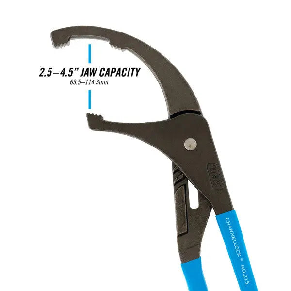 Channellock Oil Filter/PVC Plier, 15.5 in - CL 215 Channellock