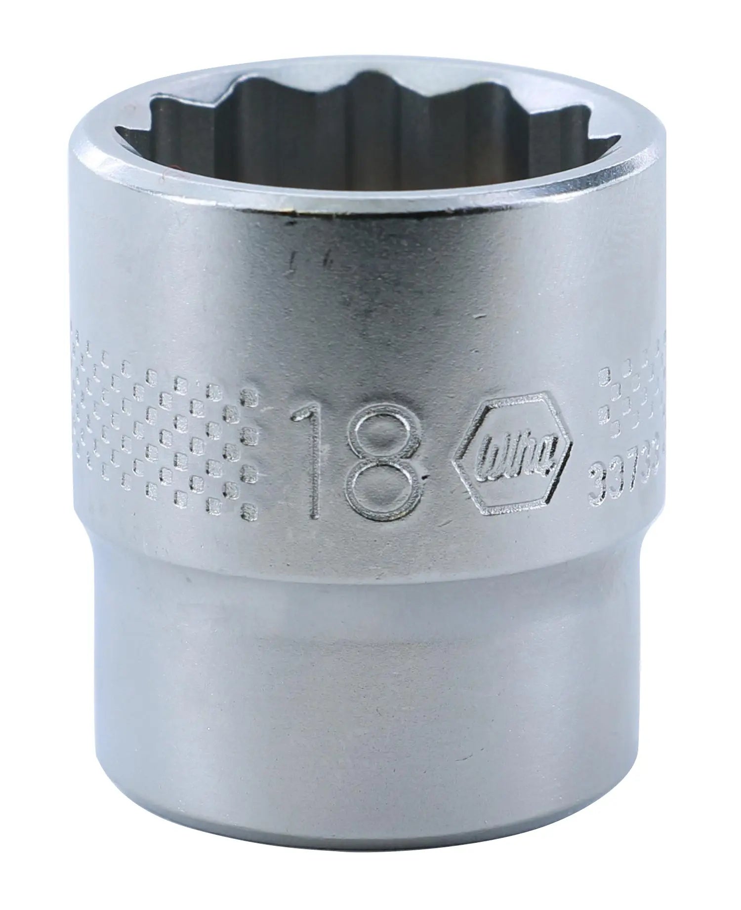 Wiha 33733, 3/8" Drive Socket, 12 Point, 18.0mm Wiha