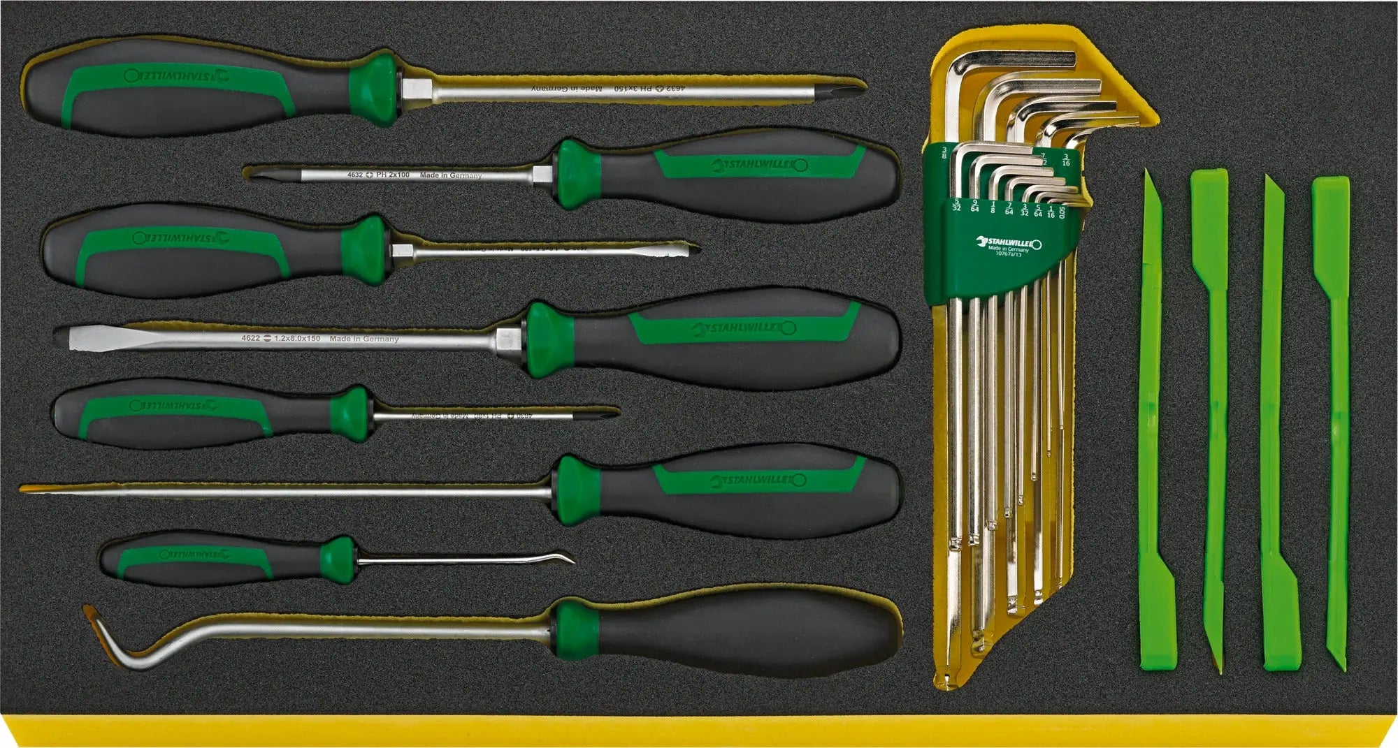 Stahlwille Set of 163 Inch Size Line Maintenance Tools with Tool Trolley no. 13217 - ST 98814935 Stahlwille