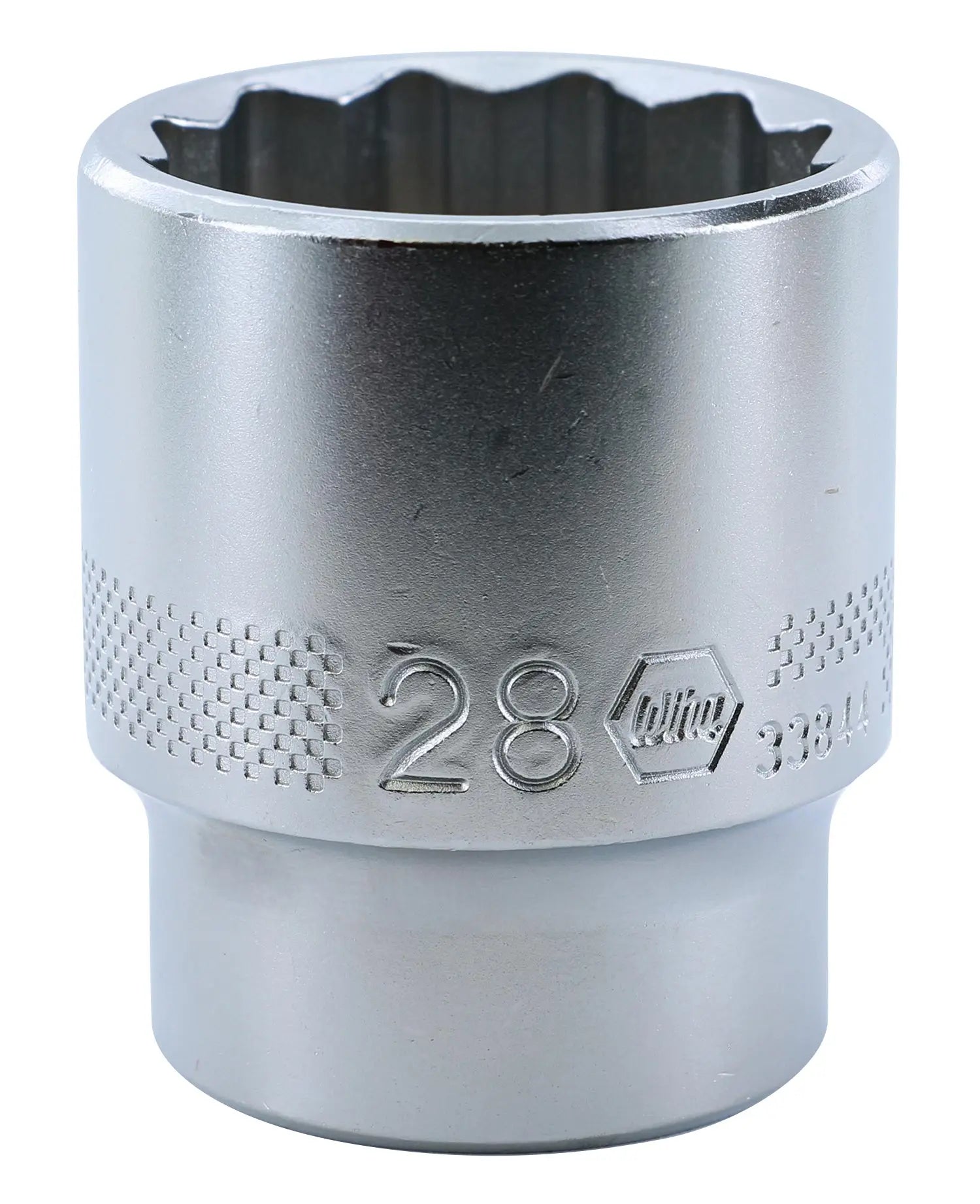 Wiha 33844, 1/2" Drive Socket, 12 Point, 28.0mm Wiha