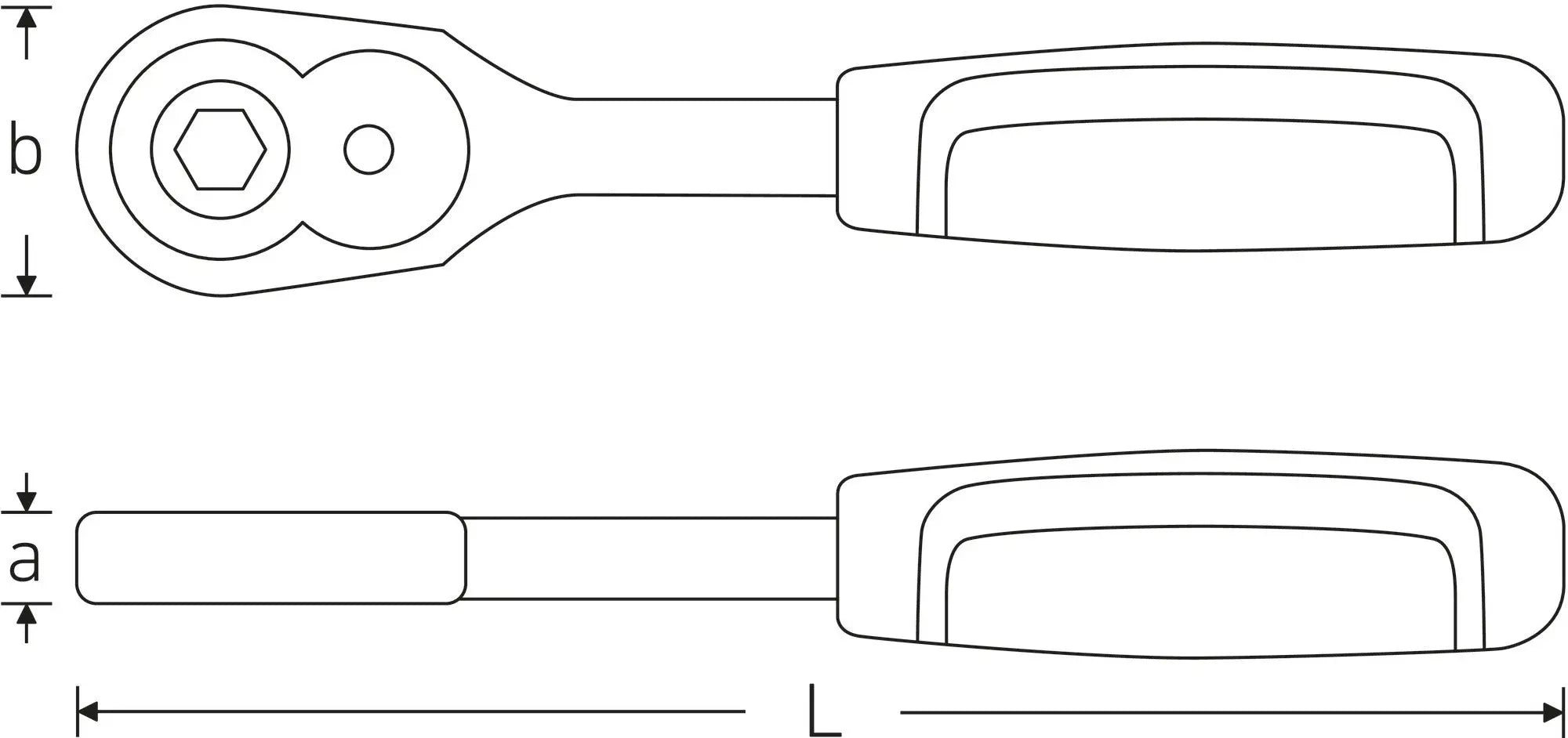 Stahlwille Bit Ratchet, 22-Teeth - ST 11131011 Stahlwille