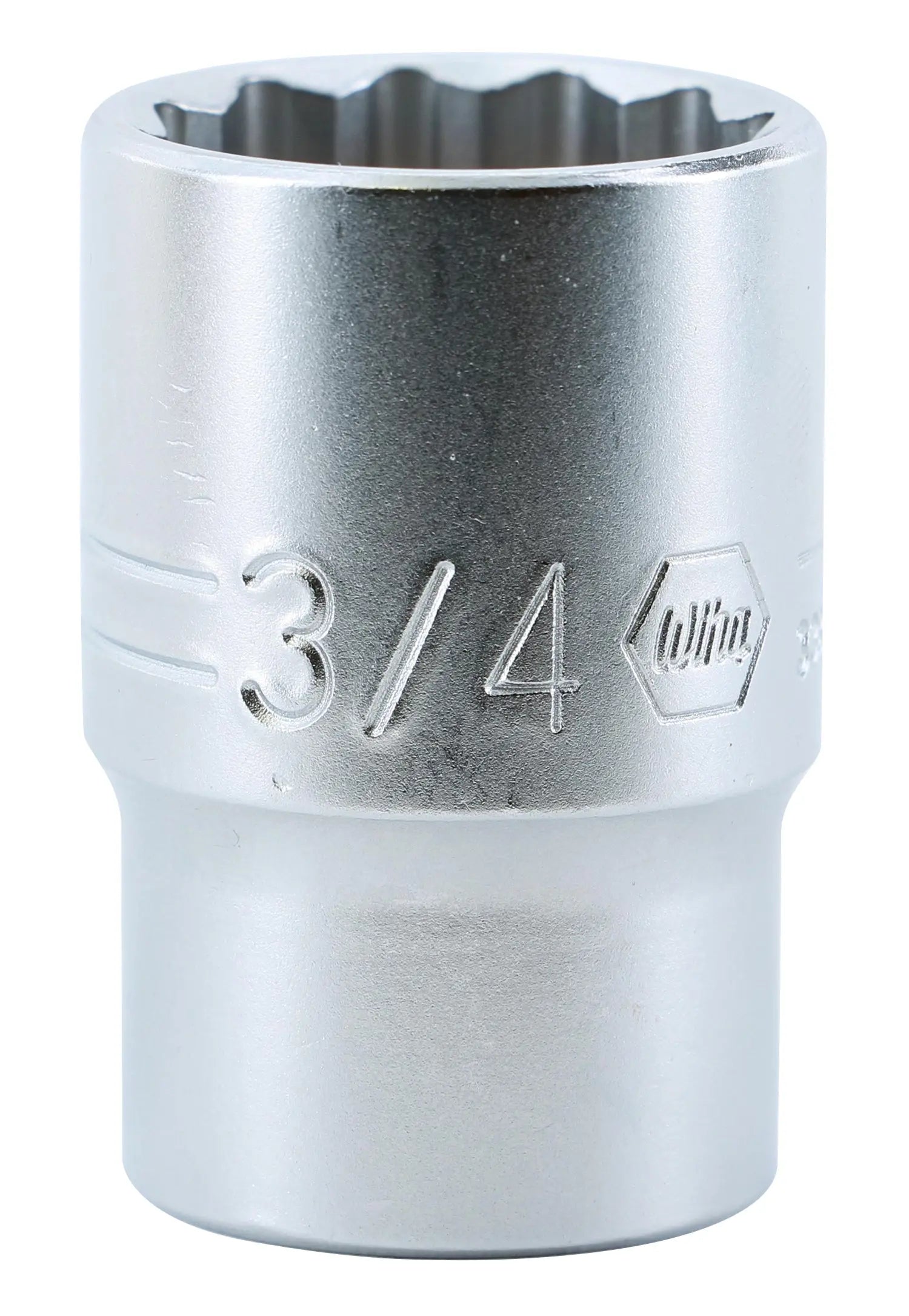 Wiha 33815, 1/2" Drive Deep Socket, 12 Point, 3/4" Wiha