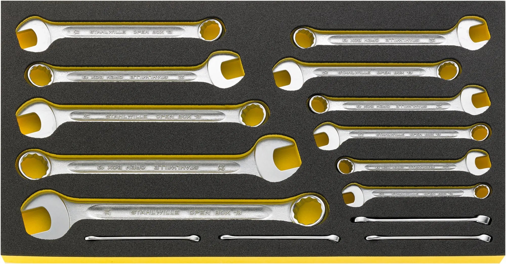 Stahlwille Set of 89 Assortment Tool for Trolley No. 13217 with TCS Insert - ST 97842803 Stahlwille
