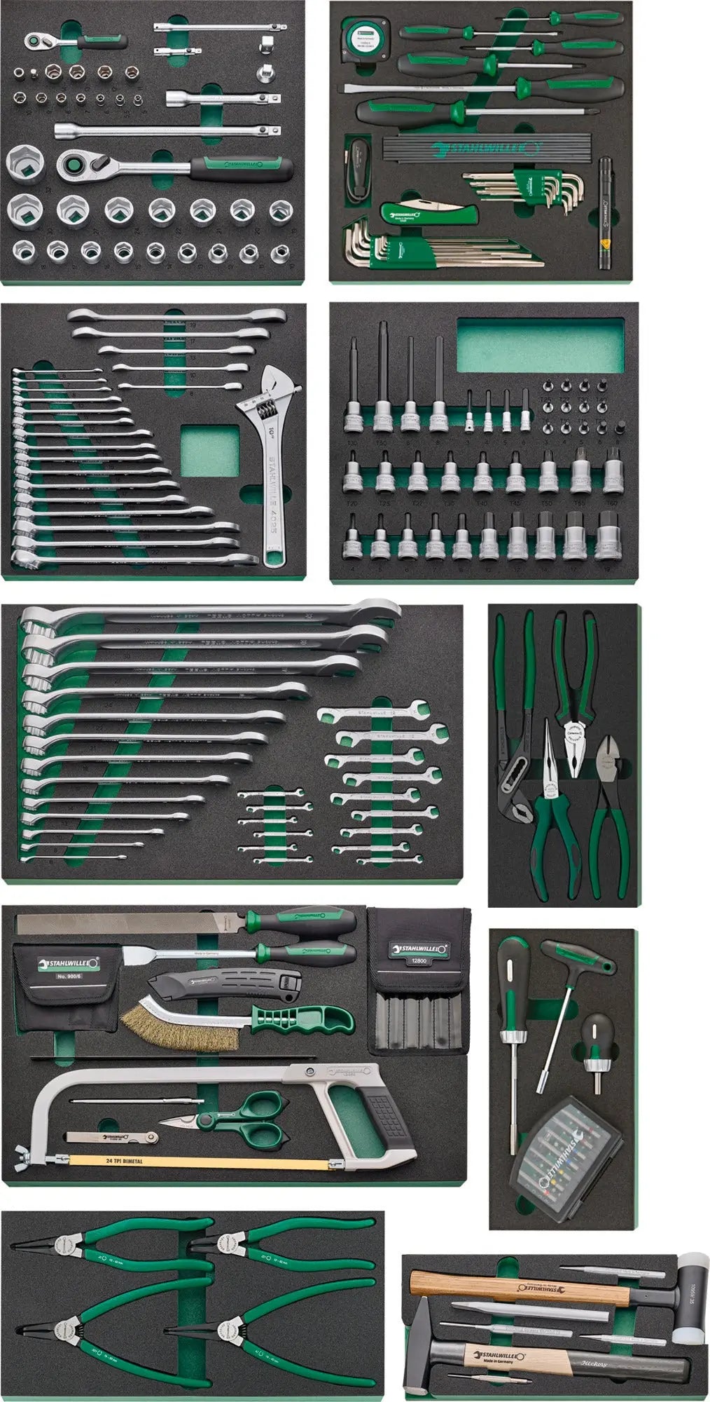 Stahlwille Set of 250 Assortment Tool with TCS Insert - ST 97830257 Stahlwille