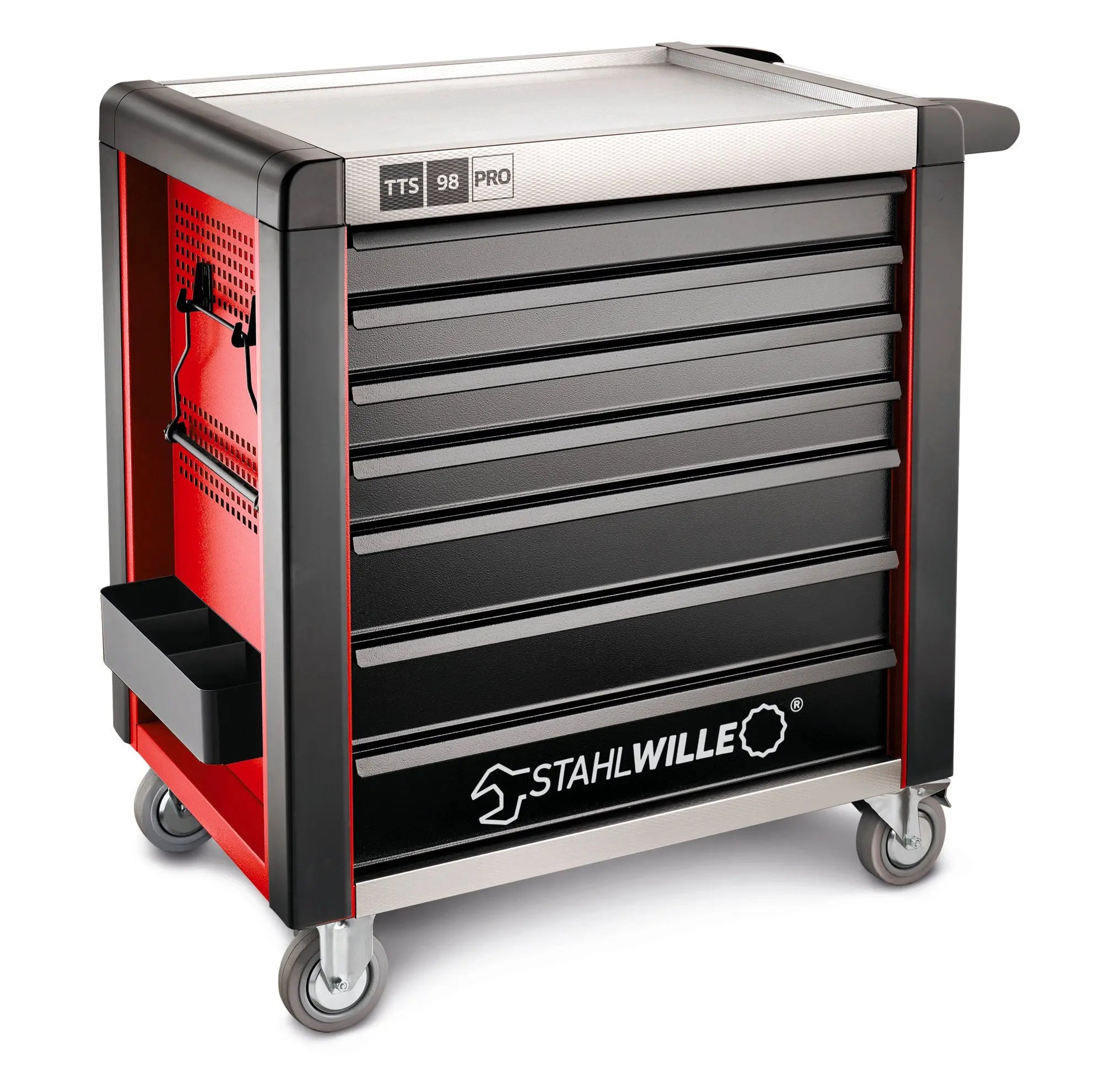 Stahlwille 7-Drawer Red and Black Tool Trolley - ST 81200171 Stahlwille