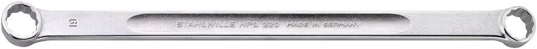 Stahlwille Double Ended Ring Spanner Wrench, 6 x 8 in, Length 205mm - ST 41030608 Stahlwille