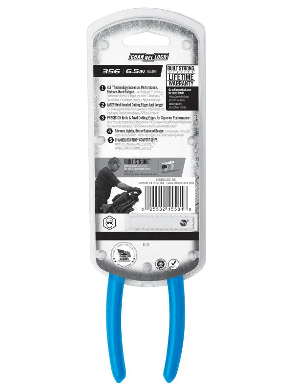 Channellock XLT End Cutting Plier, 6.51 in - CL 356 Channellock
