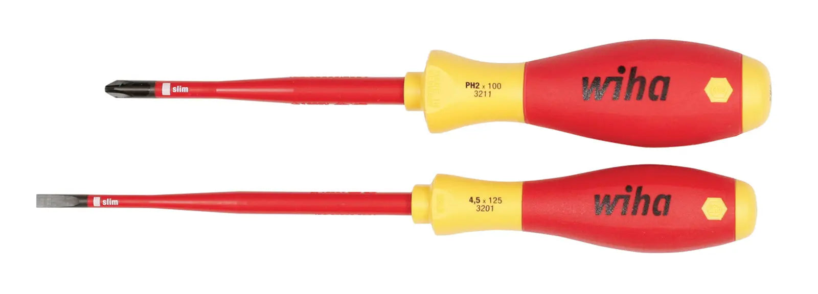 Wiha 32189, Insulated SlimLine Slot/Ph 2 Pc. Set Wiha