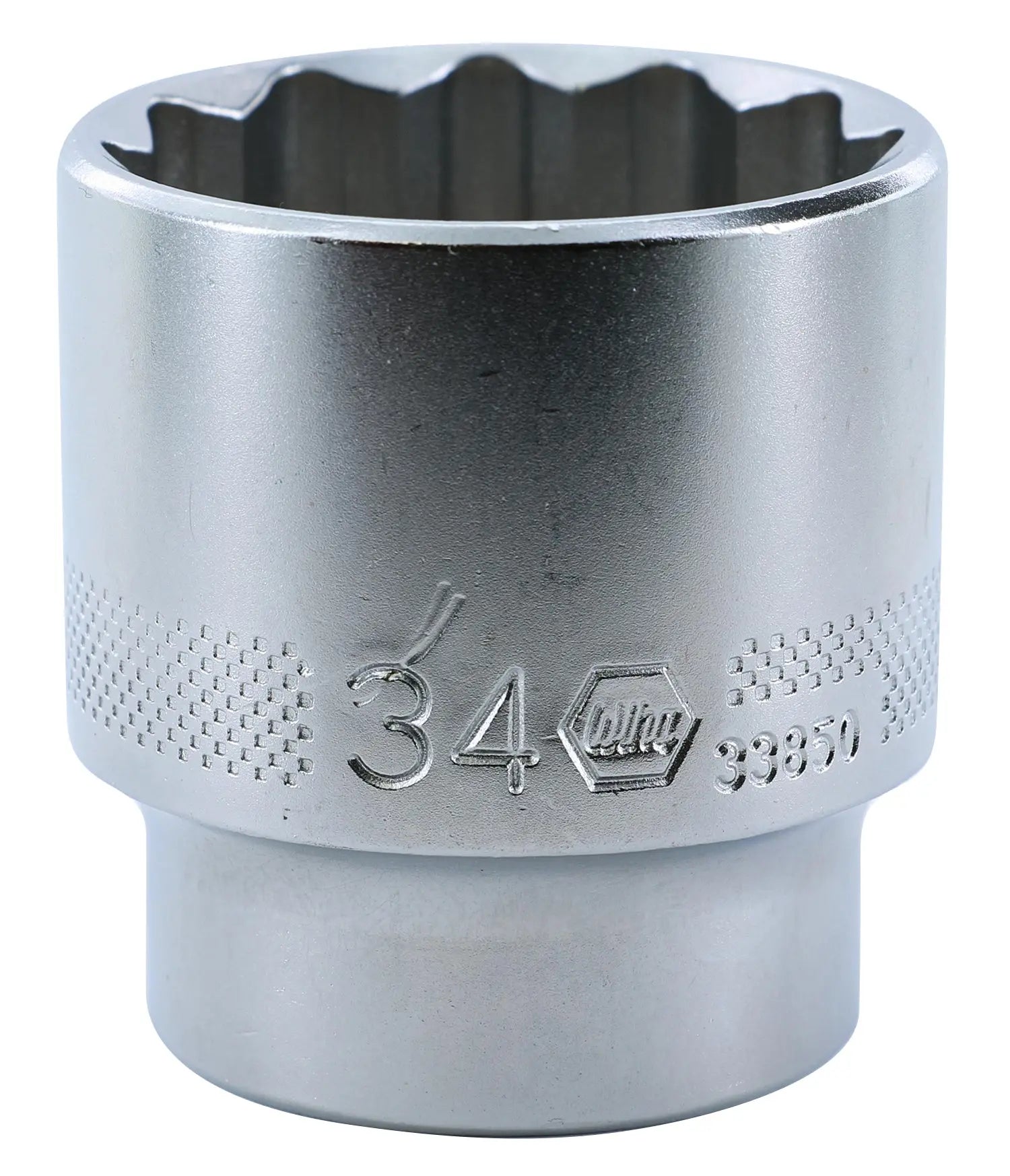 Wiha 33850, 1/2" Drive Socket, 12 Point, 34.0mm Wiha