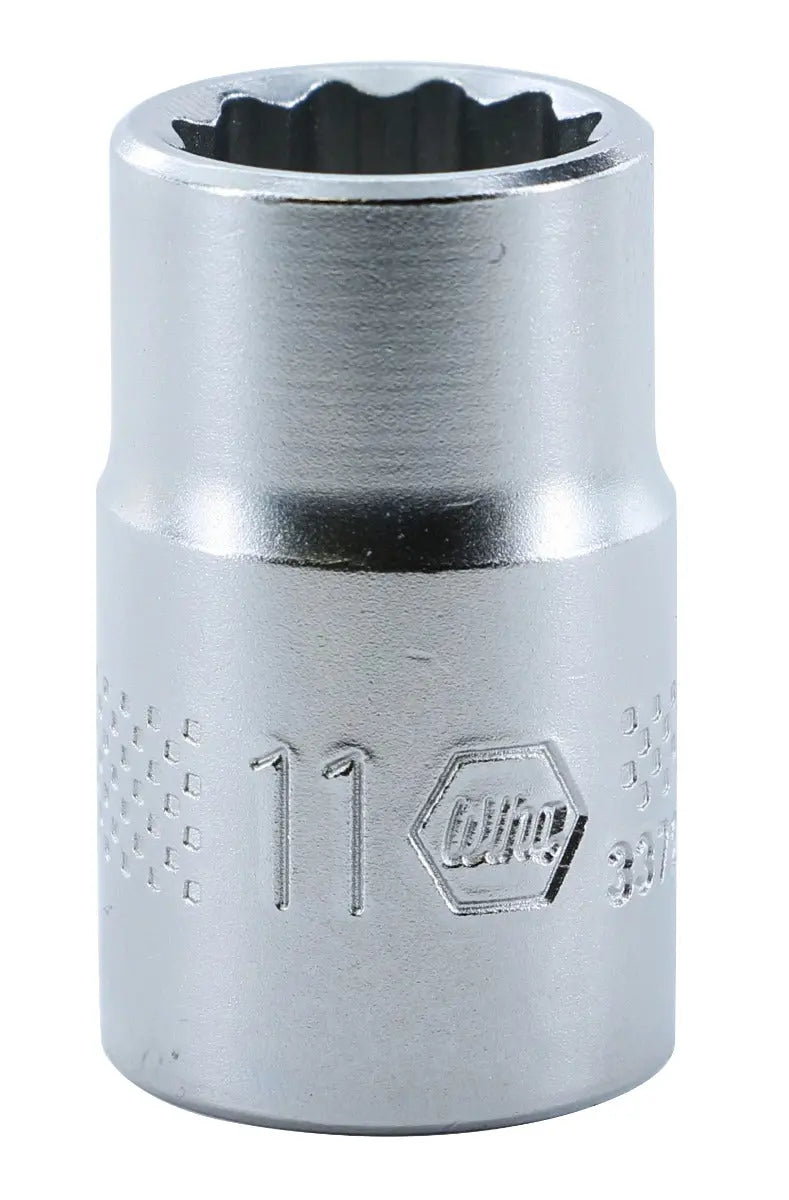 Wiha 33726, 3/8" Drive Socket, 12 Point, 11.0mm Wiha