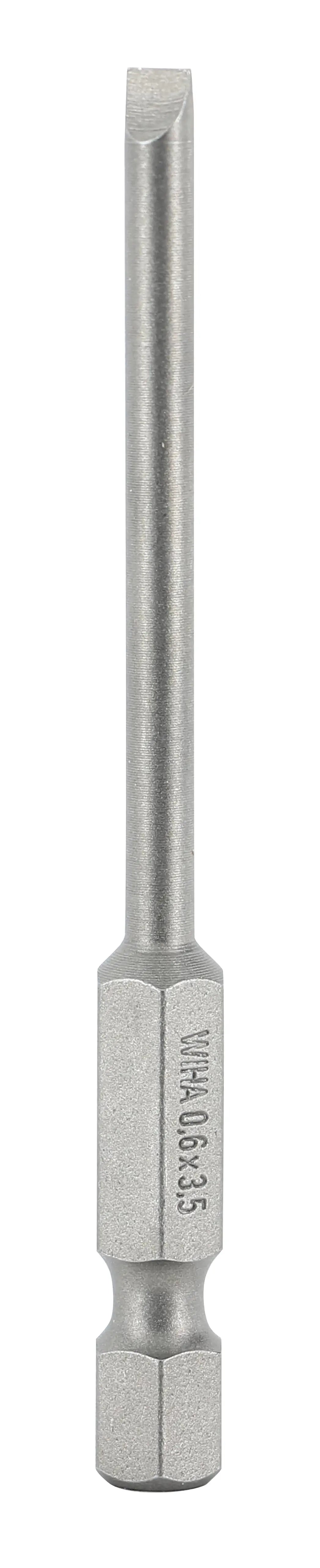 Wiha 74035, Slotted Power Bit 3.5 x 70mm Wiha