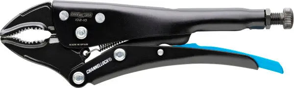 Channellock Curved Jaw Locking Plier with Cutter, 9.37 in - CL 102-10 Channellock