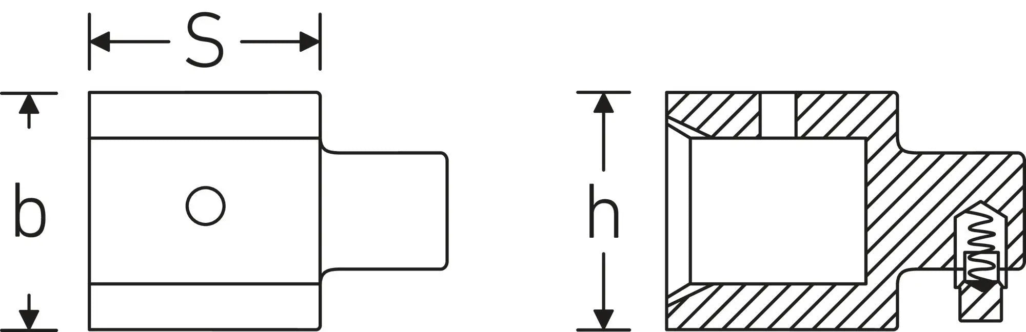Stahlwille Insert Adapter, 14 x 18mm - ST 58290010 Stahlwille