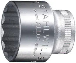 Stahlwille 3/8 in Drive Bi-Hexagon Socket, 7/8 in - ST 02410044 Stahlwille