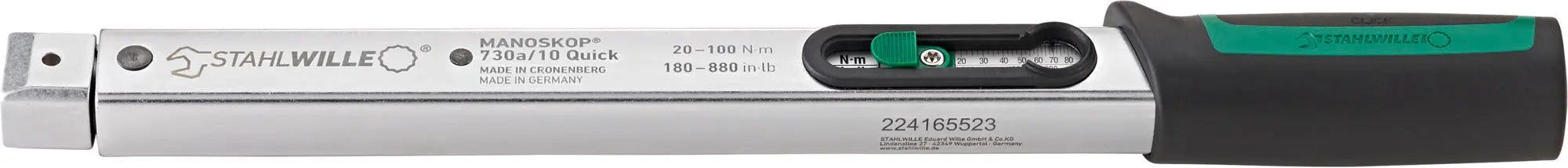 Stahlwille MANOSKOP Service Torque Wrench with Holder for Insert Tools, Size a/5 - ST 50584005 Stahlwille