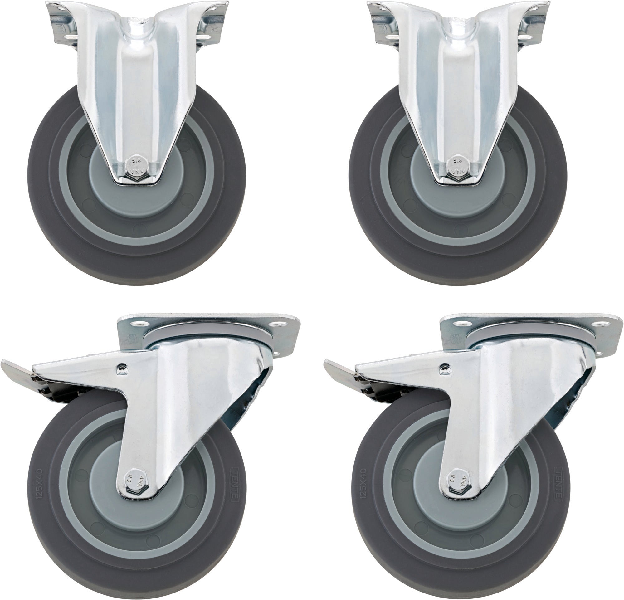 Stahlwille Set of 4 Caster Wheel for Tool Trolley - ST 81490001