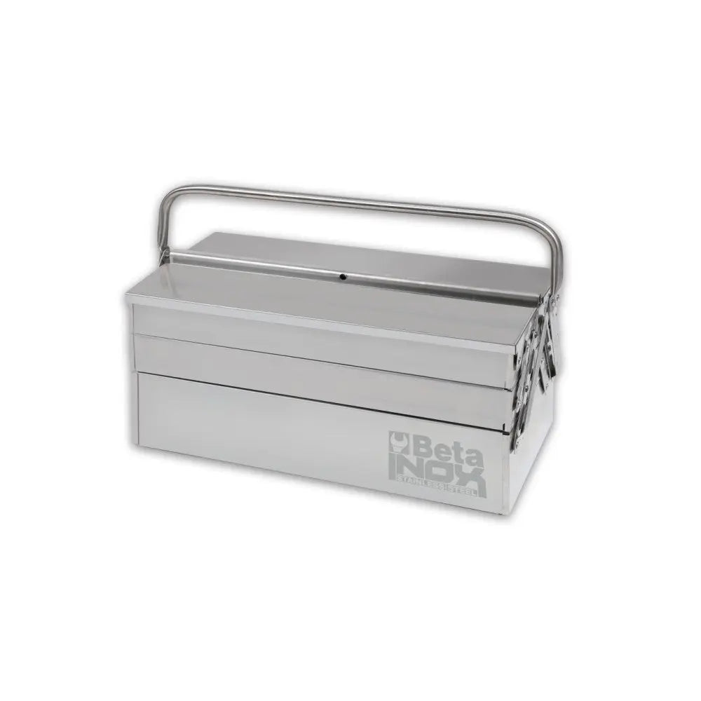 Beta Tools (Article# C20TSS) Five-Section Cantilever Tool Box, INOX Stainless Steel - BT 21203001 Beta Tools