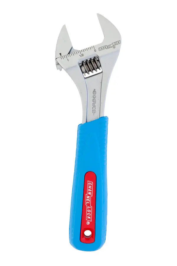 Channellock Code Blue Chrome Adjustable Wrench, 8 in - CL 808WCB Adjustable Wrench Channellock