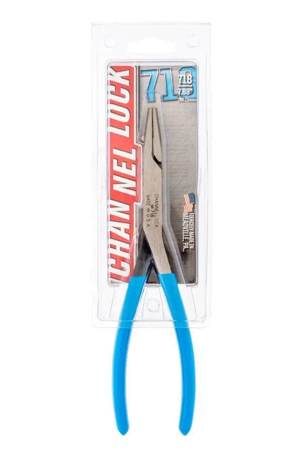 Channellock Duck Bill Long Reach Flat Nose Plier, 7.88 in - CL 718 Channellock